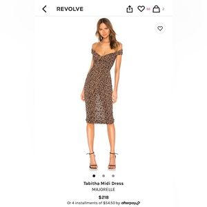 Tabitha Midi Dress by Marjorelle purchased from Revolve clothing.